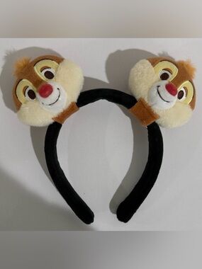 Disney Create your Own Adult Headband with detachable plush chipmunks